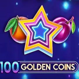 Slots logo of 100 Golden Coins from Amusnet Interactive at AllySpin Casino