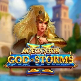 Age Of The Gods: God Of Storms 2 slot visual from Playtech available on allyspinn.eu
