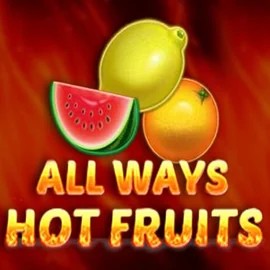 All Ways Hot Fruits slot logo by Amatic Industries at AllySpin Casino