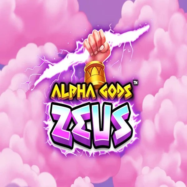 Official Slots logo: Alpha Gods Zeus by PearFiction Studios at AllySpin Casino