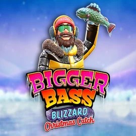 Bigger Bass Blizzard Christmas Catch slot visual from Pragmatic Play available on allyspinn.eu