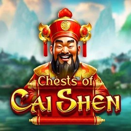 Chests of Cai Shen online game logo by Pragmatic Play on allyspinn.eu