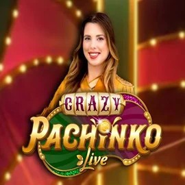Crazy Pachinko online game logo by Evolution on allyspinn.eu