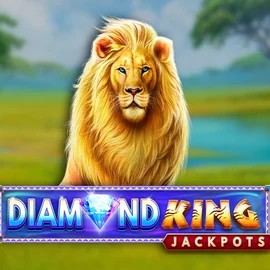Diamond King Jackpots casino game by SpinPlay Games – featured logo at AllySpin Casino