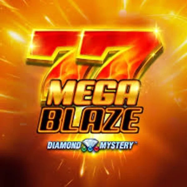 Official Slots logo: Diamond Mystery Mega Blaze by Greentube at AllySpin Casino