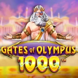 Official Slots logo: Gates of Olympus 1000 by Pragmatic Play at AllySpin Casino