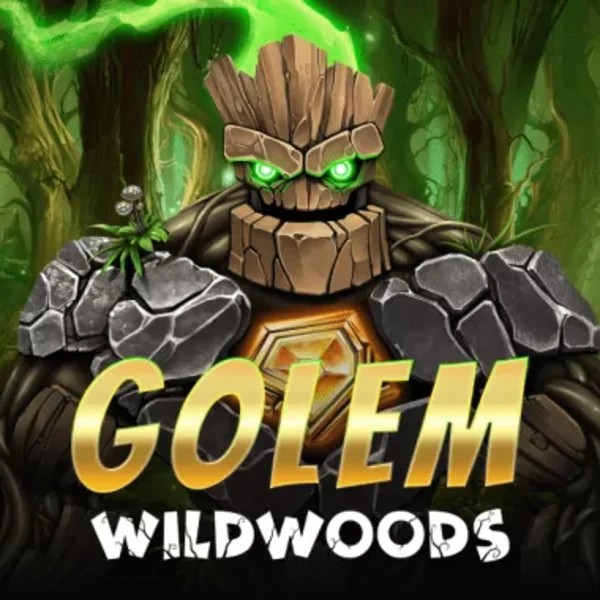 Golem Wildwoods logo by BF Games AllySpin Casino