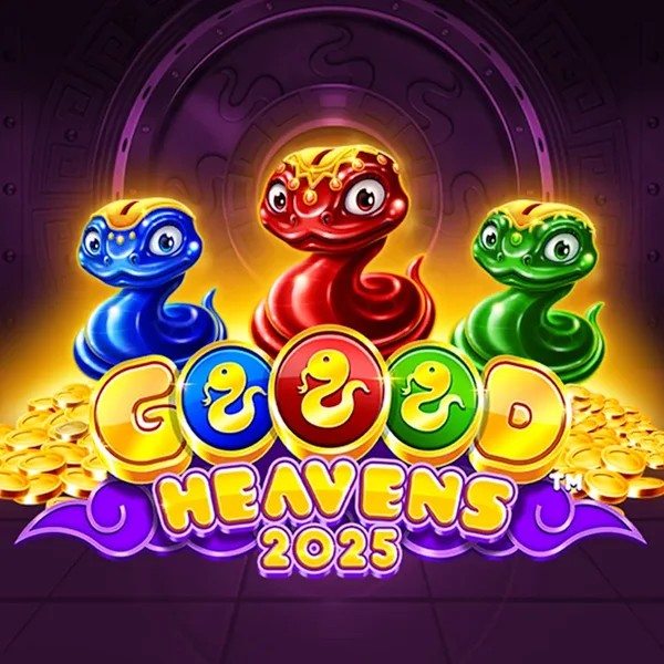 Official Slots logo: Goood Heavens by Rarestone Gaming at AllySpin Casino