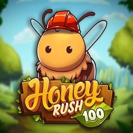 Honey Rush 100 slot logo by Play'n GO at AllySpin Casino