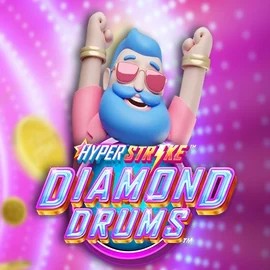 Hyper Strike Diamond Drums logo by Gameburger Studios AllySpin Casino