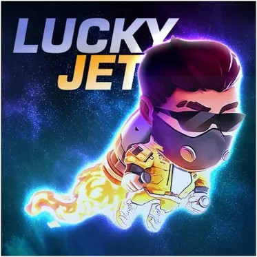 Lucky Jet slot logo by 1win Games at AllySpin Casino