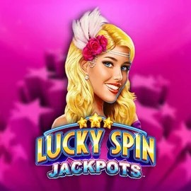 Lucky Spin Jackpots slot logo by Novomatic at AllySpin Casino