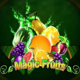 Magic Fruits Deluxe casino game by Wazdan – featured logo at AllySpin Casino