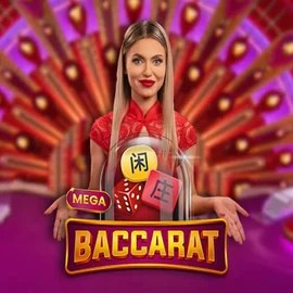 Mega Baccarat logo by Pragmatic Play AllySpin Casino
