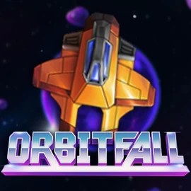 Orbitfall online game logo by ELK Studios on allyspinn.eu