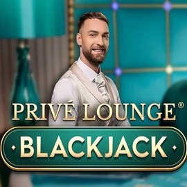 Privé Lounge Blackjack slot logo by Pragmatic Play at AllySpin Casino