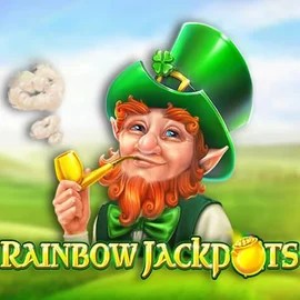 Rainbow Jackpots slot visual from Red Tiger Gaming available on allyspinn.eu