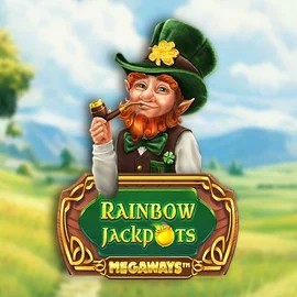 Rainbow Jackpots Megaways logo by Red Tiger Gaming AllySpin Casino