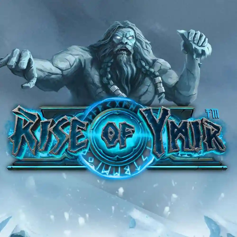 Rise of Ymir online game logo by Hacksaw Gaming on allyspinn.eu