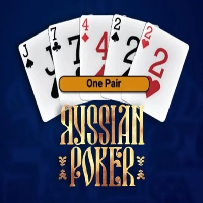 Russian Poker slot icon by OneTouch Games, available at AllySpin Casino