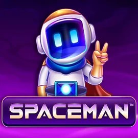 Spaceman slot logo by Pragmatic Play at AllySpin Casino