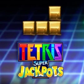 Jackpots logo of Tetris Super Jackpots from WMS at AllySpin Casino
