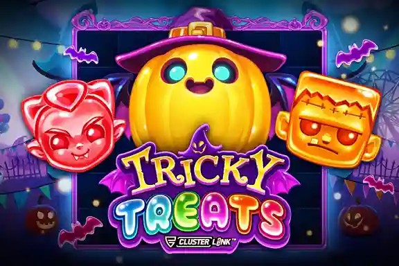 Try Tricky Treats slot by Push Gaming on allyspinn.eu – logo image